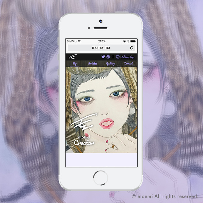 オフィシャルサイト「モエミ クリエイター」をリリースしました