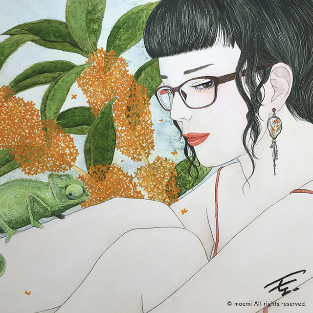 どこをみてるの？