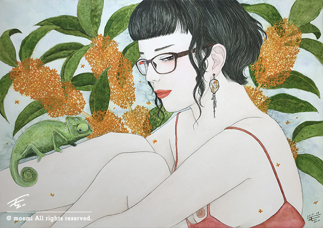 どこをみてるの？